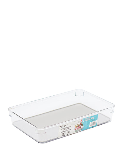 Aqua Fridge Storage With Silicone 24cm - Clear