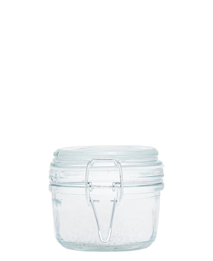 Kitchen Life Clip Top Cyl Jar - Clear