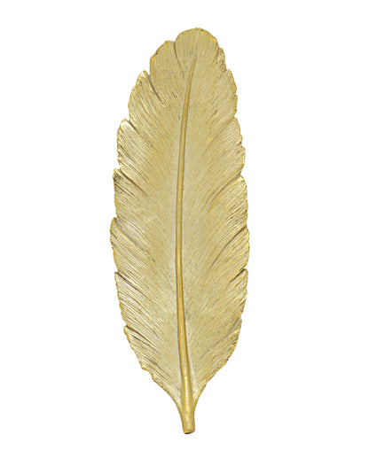 Urban Decor Feather wall Plaque - Gold