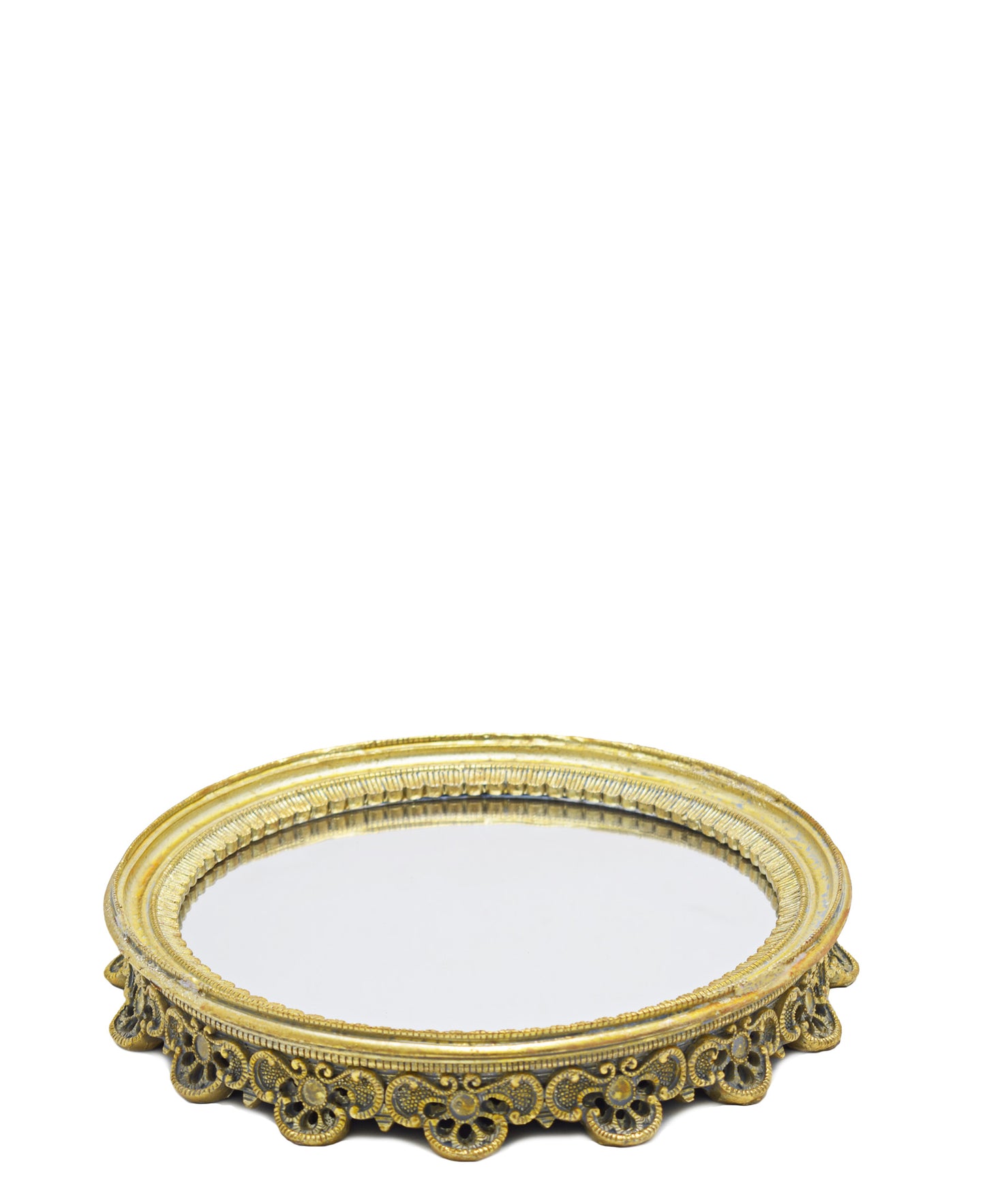 Urban Decor 25cm Round Display Stand - Gold