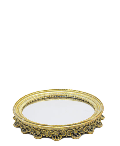 Urban Decor 25cm Round Display Stand - Gold