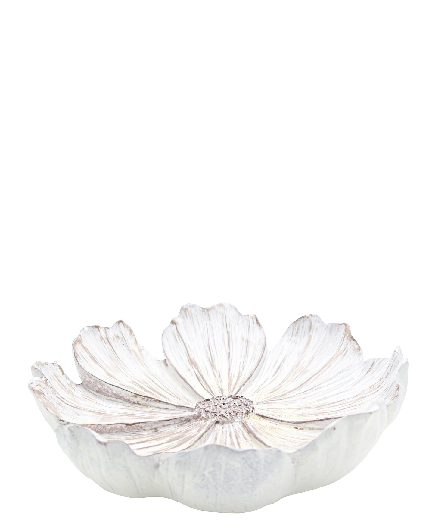 Urban Decor Shabby Chic Flower Wall Plaque- 13CM
