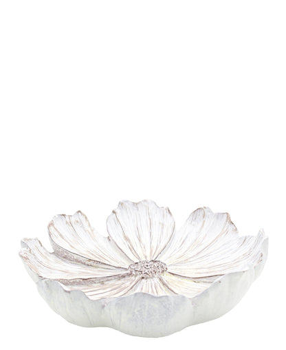 Urban Decor Shabby Chic Flower Wall Plaque- 13CM