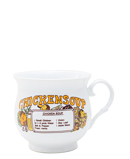 Kitchen Life Ceramic Soup Mug - White