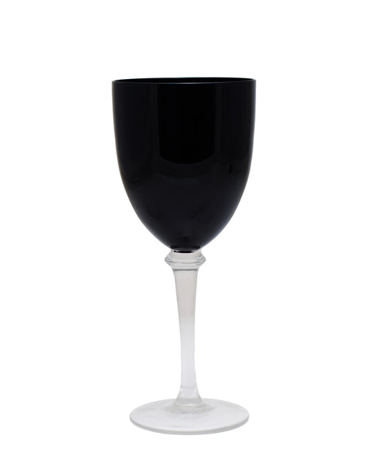 Glacier Black Wine Clear Stem 430ML 23 CM