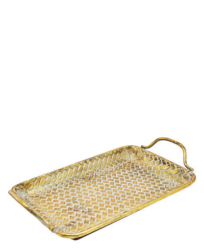 Kitchen Life Golden Bahia Tray 44cm -  Gold