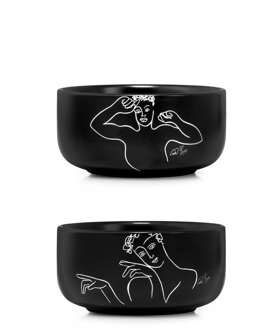 Carrol Boyes Hey You 2 Piece Bowl - Black