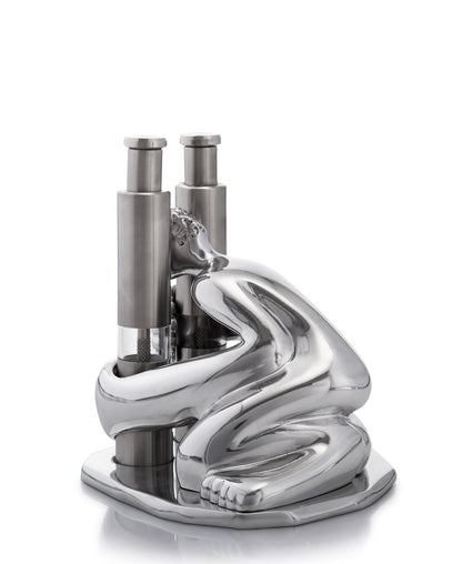 Carrol Boyes Salt & Pepper Set Daily Grind - Silver