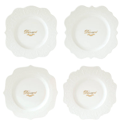 Maison Chic Dessert Plate 4 Piece