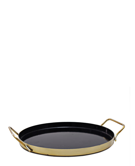 Kitchen Life Round Tray 15cm - Black