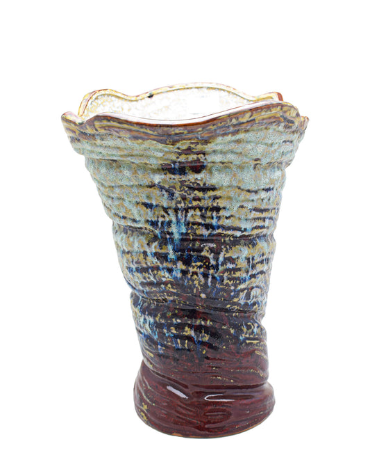 Urban Decor Ceramic Vase - Blue