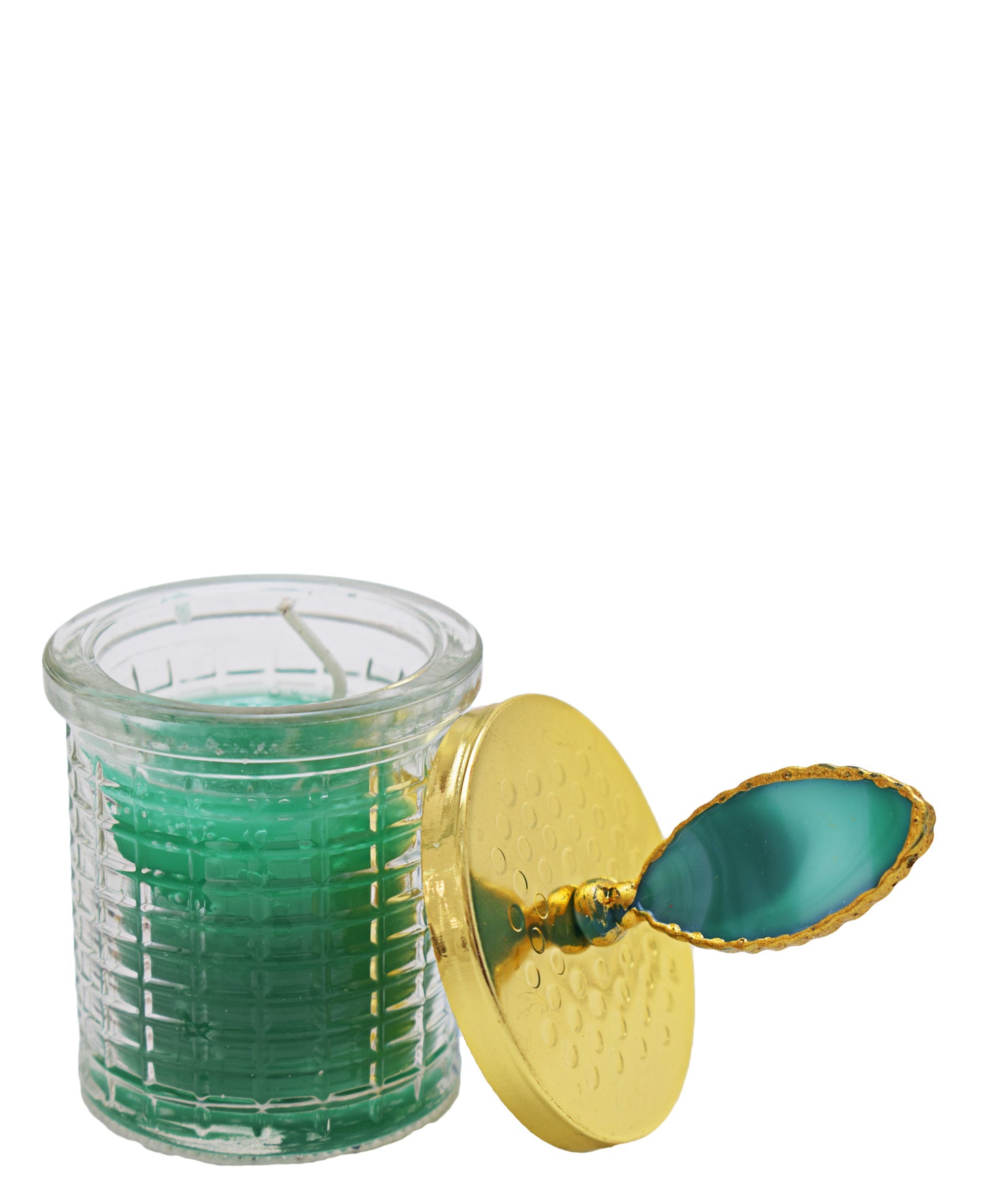 Urban Decor Scented Candle With Glass Jar 11cm - Green