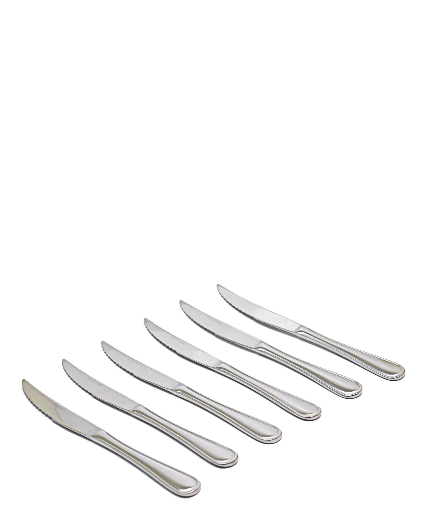 Table Pride Steak Knife 6 Piece - Silver