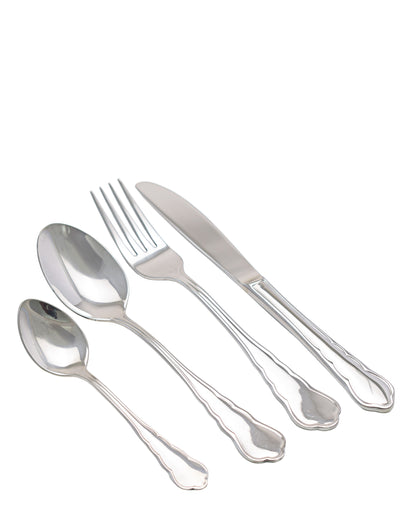 Table Pride 24 Piece Stainless Steel Cutlery Set - Silver