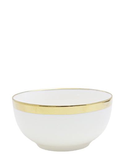 Kitchen Life Dinner 3 Piece Set - White and Gold Rim