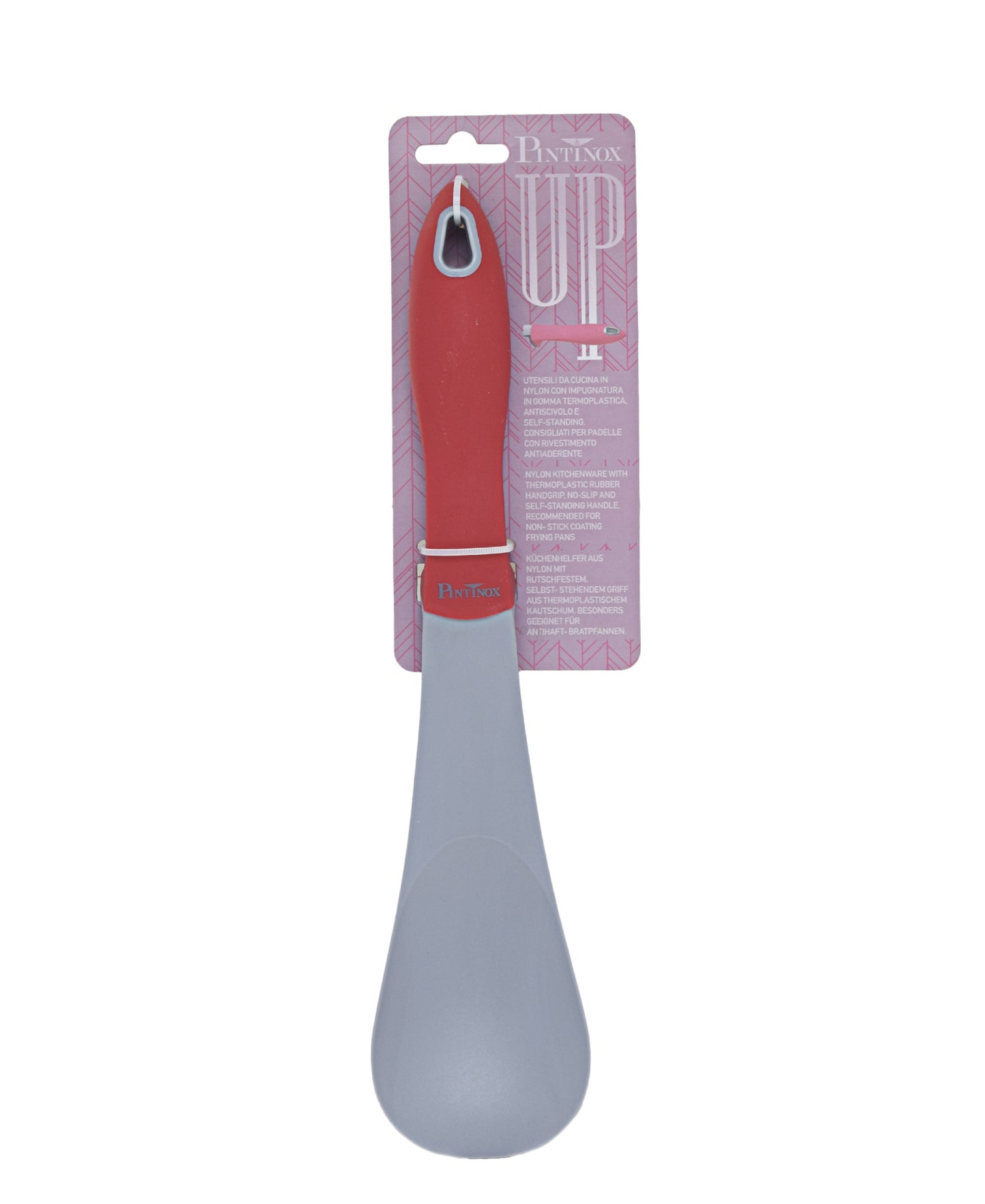 Pintinox UP Kitchen Spoon - Grey And Red