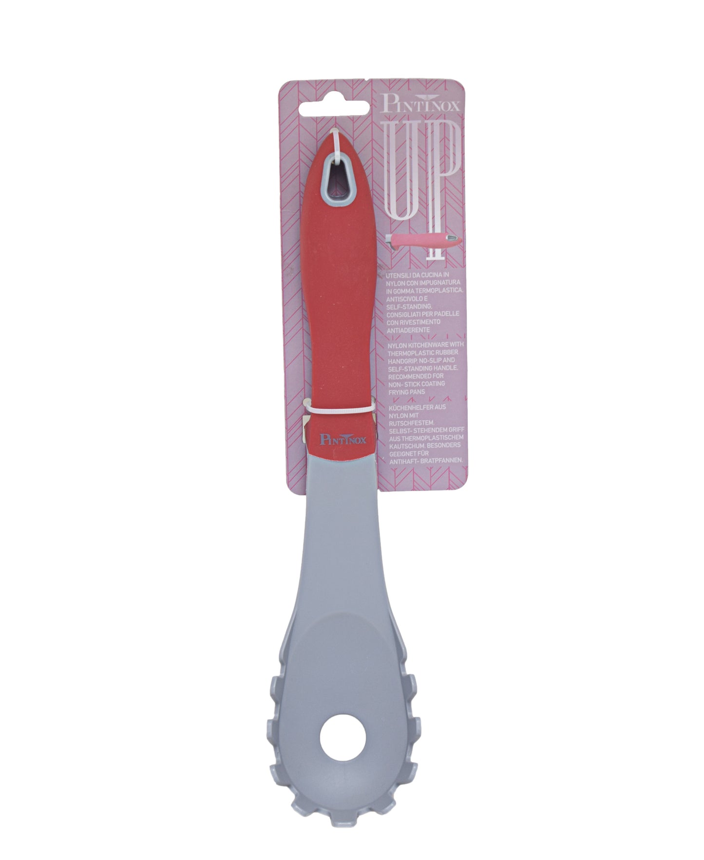 Pintinox UP Spaghetti server - Grey And Red