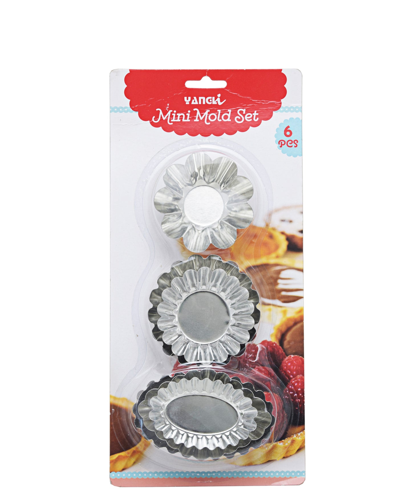 Mini Mould Set 6 Piece - Silver