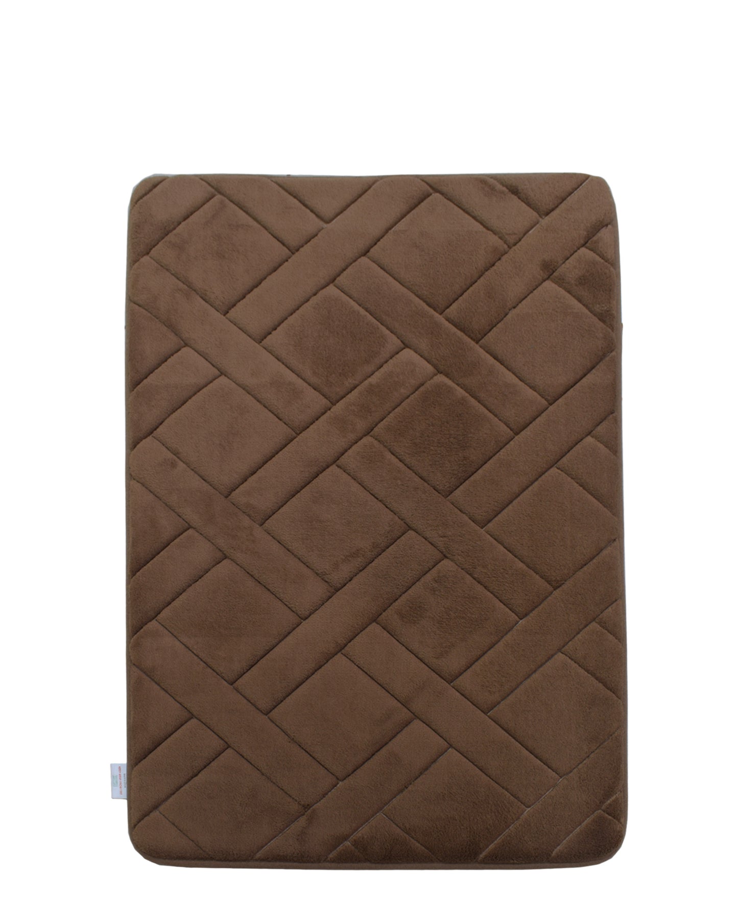 Urban Decor Memory Foam Bathroom Mat 50 x 80mm - Brown