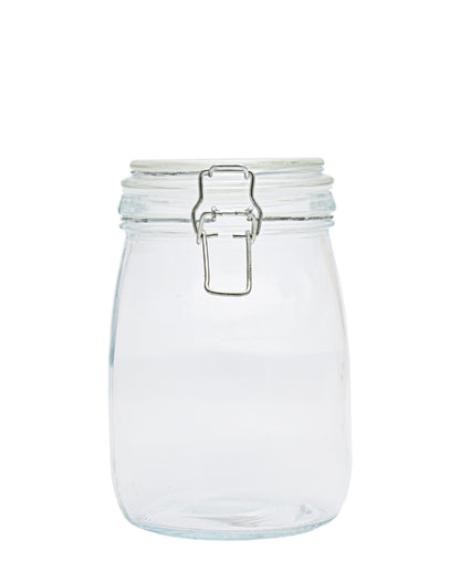 Glass Storage Jar with Clip Top Lid