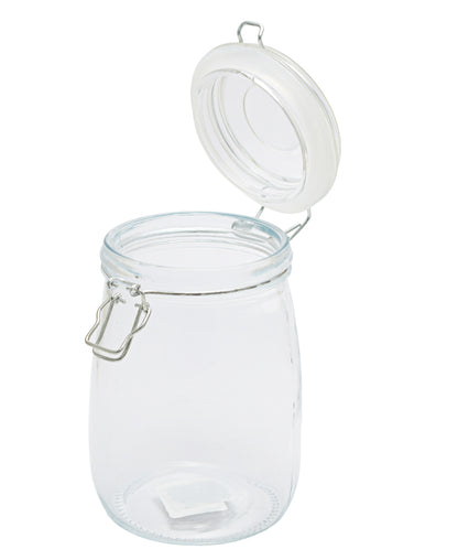 Glass Storage Jar with Clip Top Lid