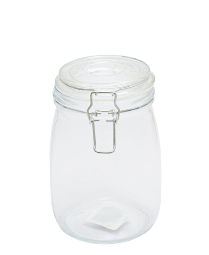 Glass Storage Jar with Clip Top Lid