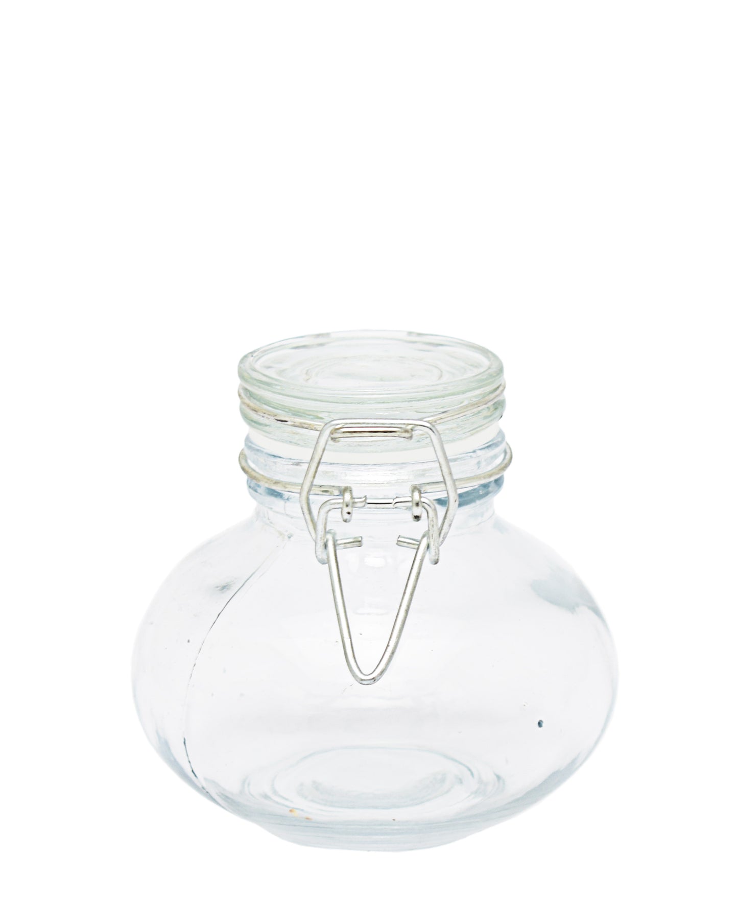 Kitchen Life Barrel Clip Top Jar - Transparent