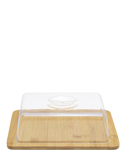 Excellent Houseware Bamboo Cheese Board With Acrylic Cover