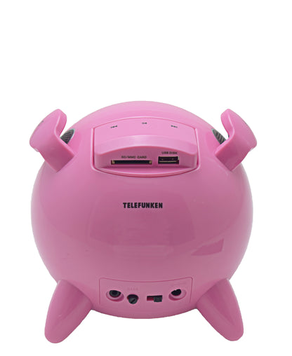 Telefunken T-PIG Speaker + Subwoofer - Pink