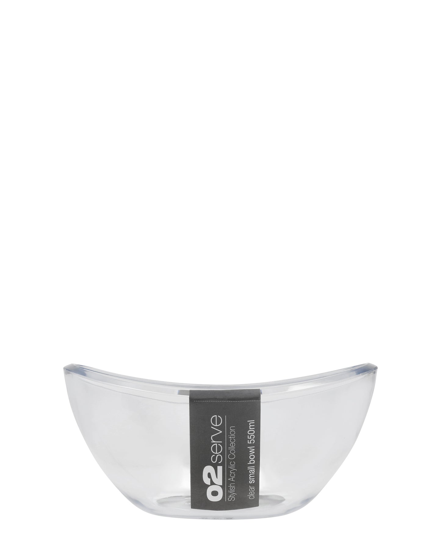 O2 Small Bowl 550ml - Clear