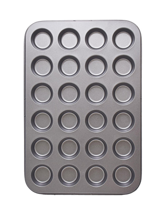 O2  Muffin Pan 24 Cup - Black