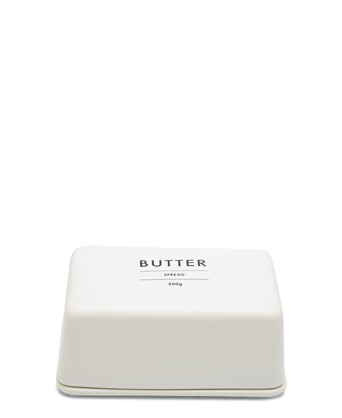 Eetrite Stoneware Butter Dish - White