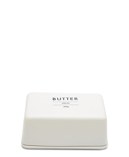 Eetrite Stoneware Butter Dish - White