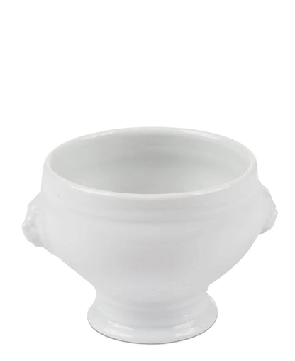 Kitchen Life Bowl On Stand - White