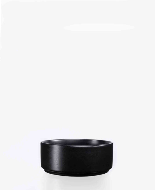 Jenna Clifford Flat Stackable Nibble Bowl - Black
