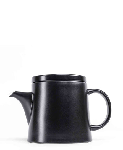 Jenna Clifford Flat Stackable Tea Pot - Black
