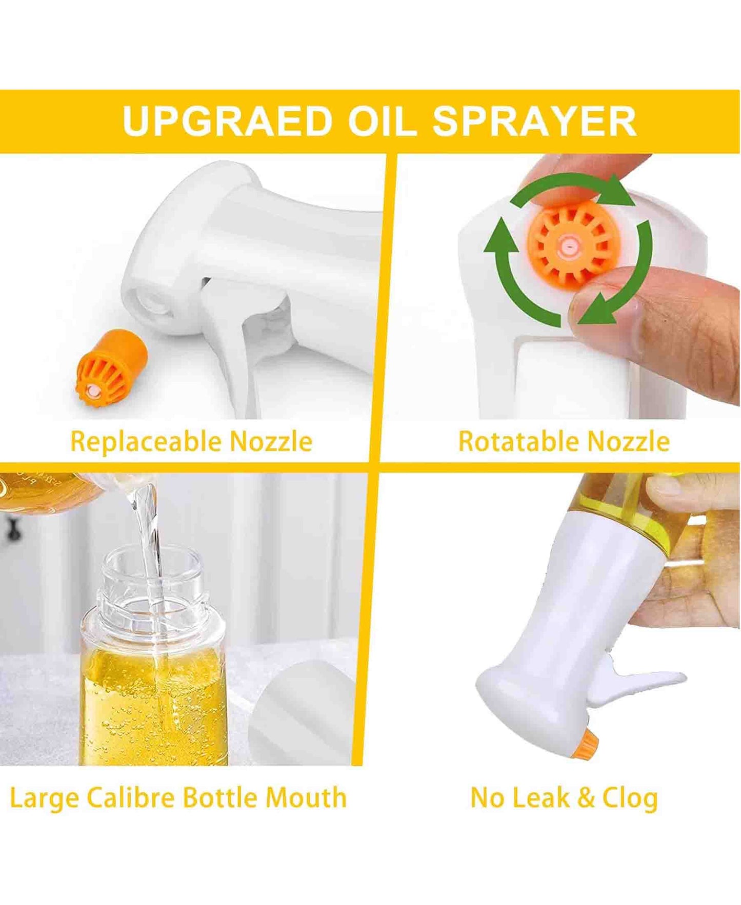 Kitchen Life Oil Sprayer - White