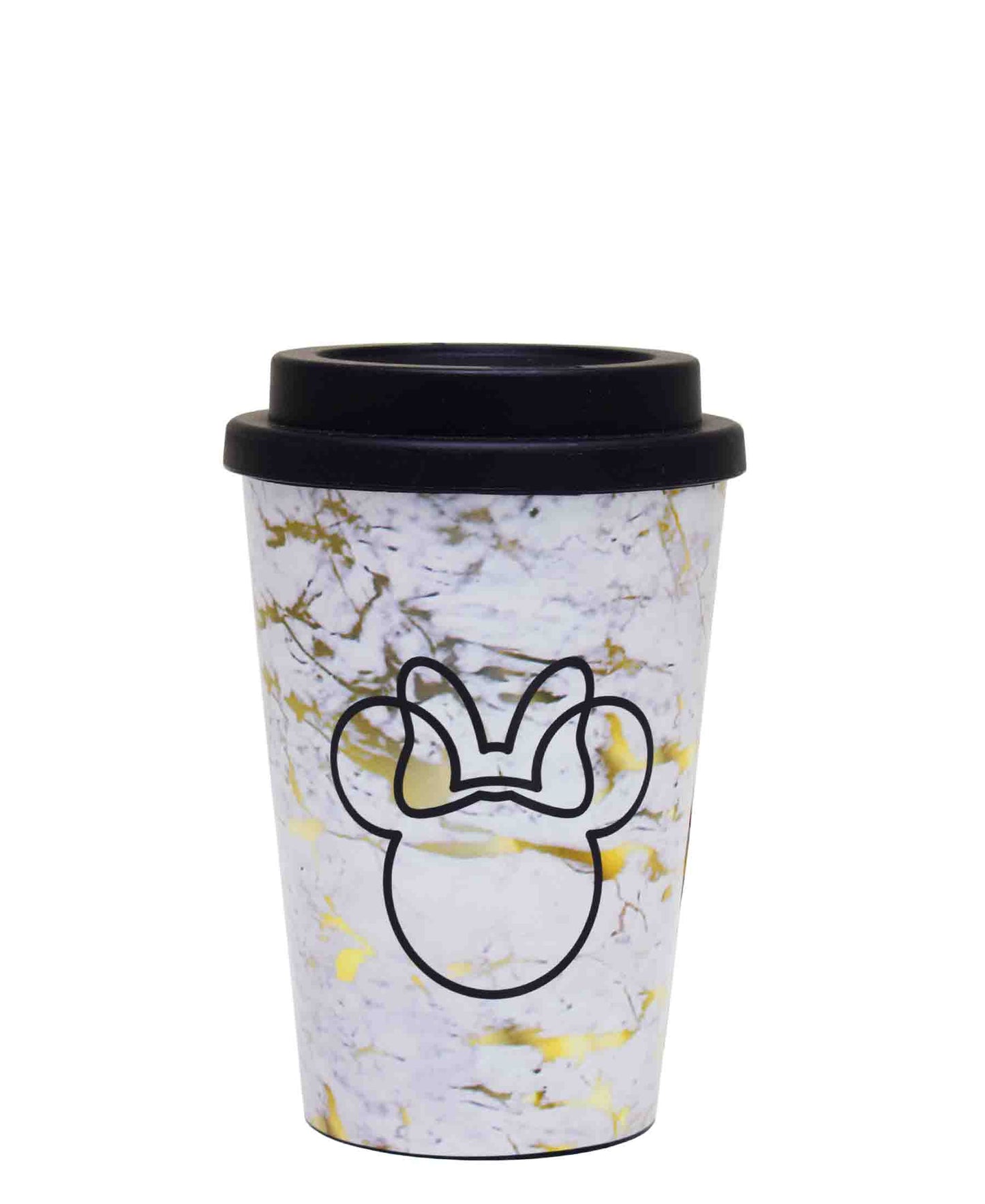 Minnie Mouse 390ML Double Wall Travel Mug - Grey