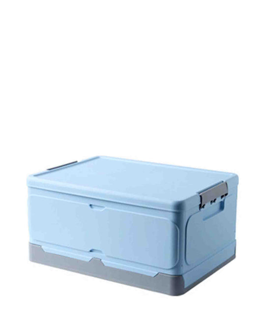 Fine Living Large Foldable Storage Clip Boxes - Blue