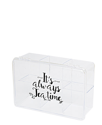 Kitchen Life Acrylic Tea Box - Clear