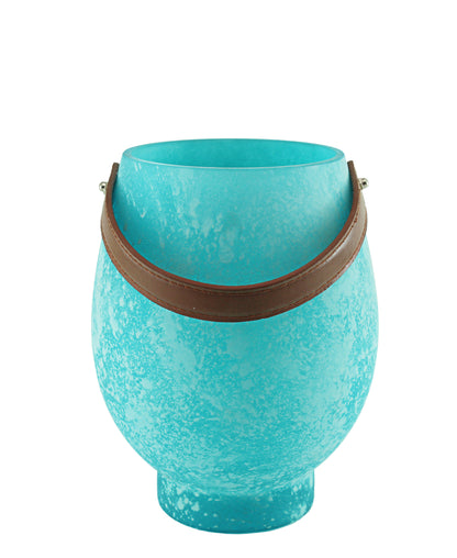 Urban Decor Hurricane Lantern - Blue