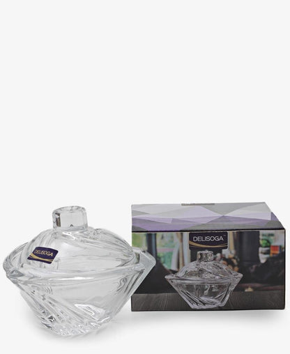 Delisoga Crystal Candy Jar - Clear