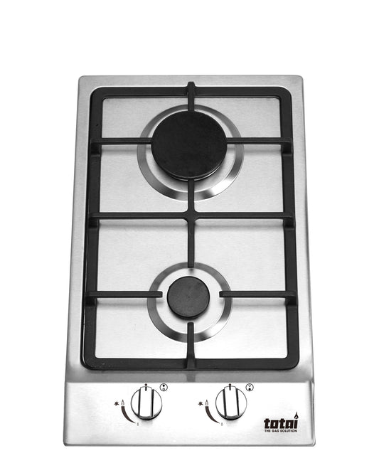 TOTAI 30CM 2 BURNER GAS HOB STAINLESS STEEL-26/TOTG2305CB