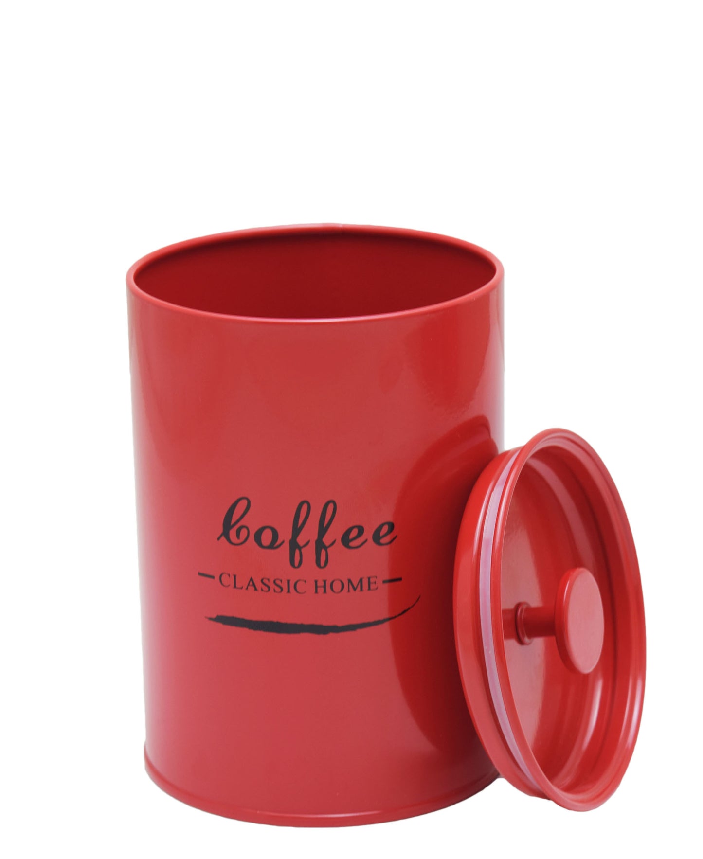 Retro Coffee Canister - Red