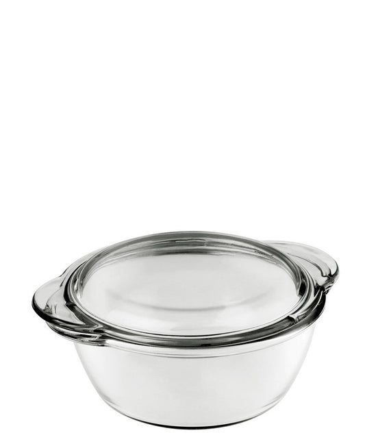 Marinex Large Round Casserole 2.8LT - Clear