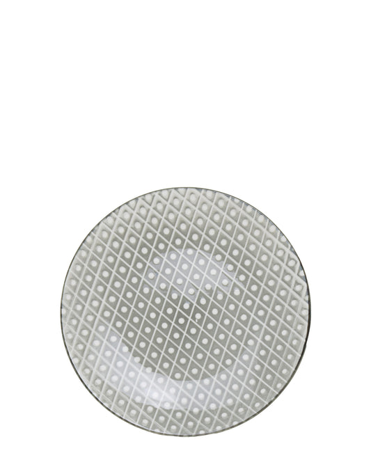 Shanghai Side Plate 7.5cm - Grey