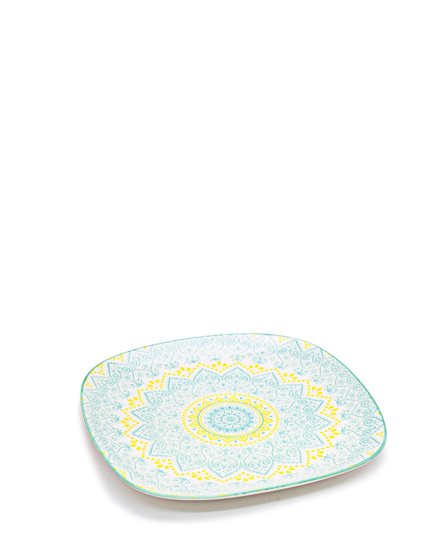 Shanghai Dinner Plate 22cm - Green & White