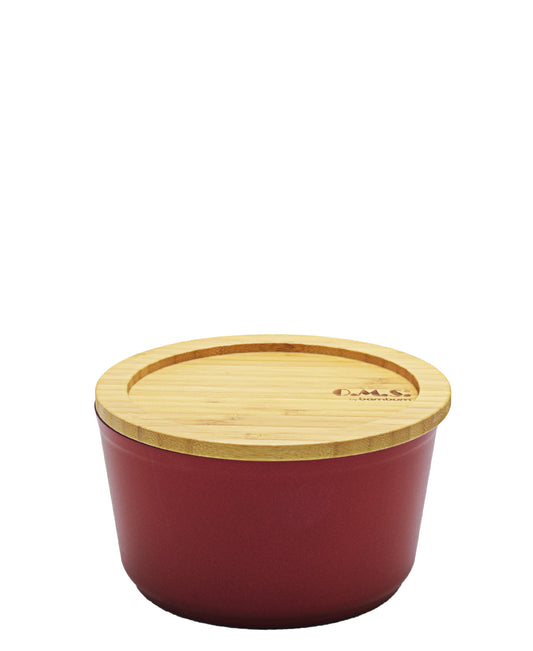 OMS Granite 14cm Non Stick Container - Red