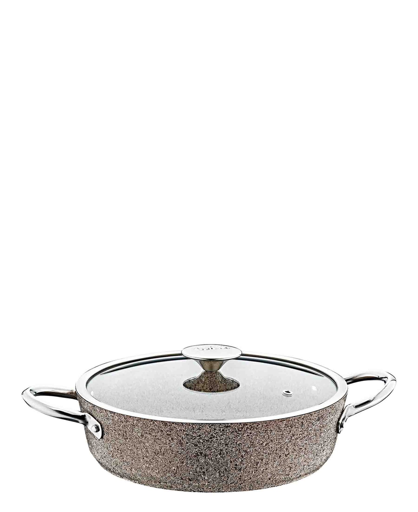 OMS 26cm Low Granite Induction Pot - Sandbeige