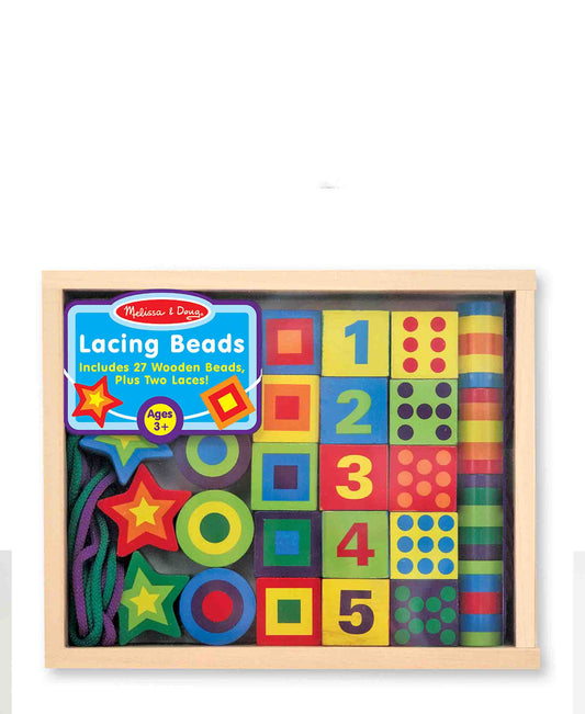 Melissa & Doug Lacing Beads In A Box